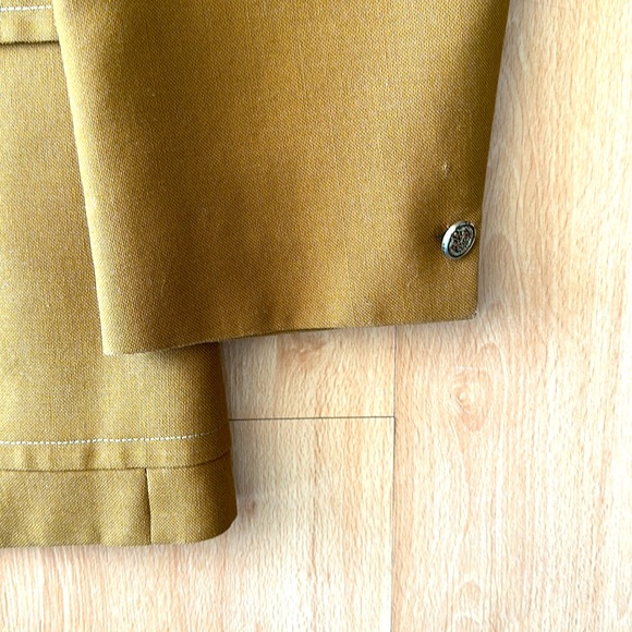 Vintage mustard suit jacket - Picture 5 of 10